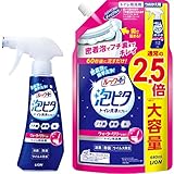 トイレ泡ピタ トイレ洗剤 ルックプラス トイレ洗浄スプレー ウォーターリリーの香り 本体+つめかえ用大サイズ