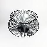 WENZHE フルーツ ラックボウルバスケボールフルーツボウル 金属 多機能、 ゴールド/ブラック、 30 * 16cm ( 色 : ブラック )