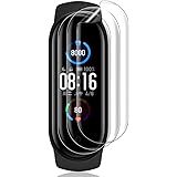 SHINEZONE For Xiaomi Mi Band 5 /Band 6 フィルム 耐指紋 撥油性 高透過率 24時間内気泡自動消え TPU製 Band 5/Band 6 スマートウォッチ対応 (3枚)