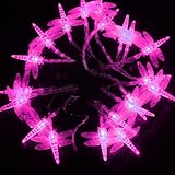 Fuloon　10M 80灯 庭園ガーデンライト　ロープライト　自動点灯　イルミネーション「6色選べる」　クリスマス、パーティー、結婚式 (ピンク)