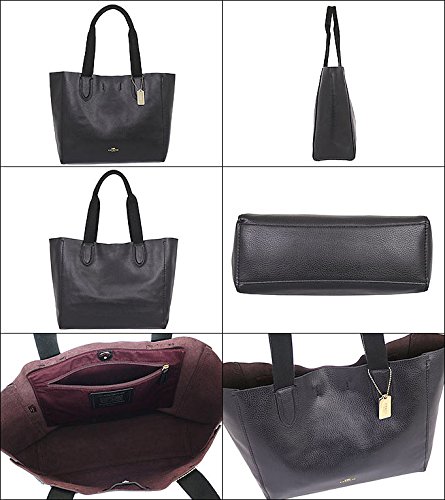 [コーチ]&nbsp;COACH&nbsp;バッグ&nbsp;(トートバッグ)&nbsp;F58660&nbsp;ブラック×オックスブラッド1&nbsp;IMLON&nbsp;レザー&nbsp;レディース&nbsp;[アウトレット品]&nbsp;[並行輸入品]