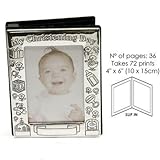 Christening Day Photo Album - Holds 72 4x6 Pictures by Widdop Bingham