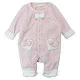 LoveLoveKids(ラブラブキッズ) シープ起毛女児フィットモンキーオール 80cm /ピンク NO.KK-31-3238