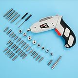 GOCHANGE Portable Cordless Drill, Cordless Battery Drill Power Tools 4.8V, 1300 mAh Li-ion Battery, 
