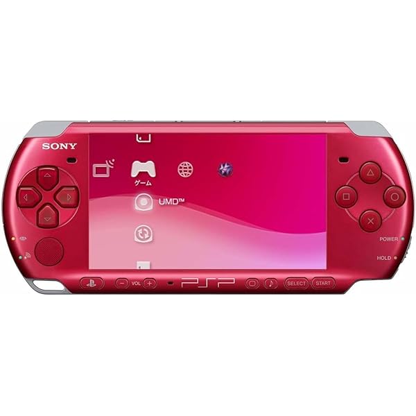 ★未使用品★極美品ラディアント・レッド (PSP-3000RR)生産終了　訳 SONY（ソニー） PSP 3000 本体 中古 付属品完備 ラディアント・レッド