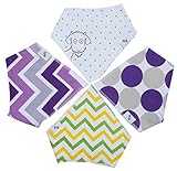 Bandana Bib for Drooling Babies, Ultra Soft, Super Absorbent, Thick & Durable Organic Cotton Unisex 
