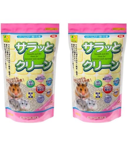Amazon | 三晃商会 サラっとクリーン リス・ハムスター用トイレ砂 600g
