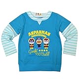 アンパンマン トレーナー フェイクレイヤードタイプ Anpanman fo-oa9292 100cm ブルー