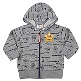 アンパンマン Anpanman 裏毛 総柄パーカージャケット fo-ea7901-ea9459 80cm グレー