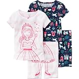 Carter's(カーターズ) 4ピースサンフィットコットンパジャマ ホワイト パジャマ 24ヶ月【並行輸入】