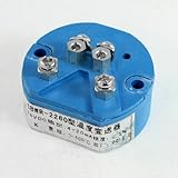 uxcell K型熱電対 温度センサー プラスチック製ブルー 4 スキューターミナル 0-500 摂氏 24V DC 4-20mA