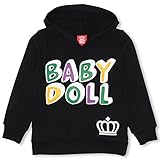 BABYDOLL（ベビードール）カラフルロゴパーカー 110cm ブラック