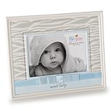 Nat and Jules Sweet Baby Zebra Frame, Blue by DEMDACO [並行輸入品]