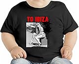 Good Girls Go To Heaven Bad To Ibiza オーガニックベビーTシャツ 12 - 18 Months