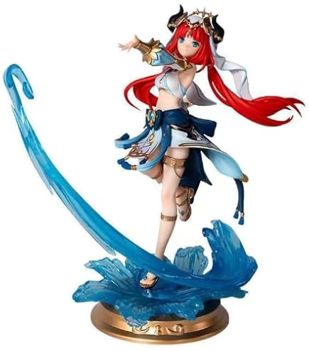 原神キャラクターニィロウフィギュア 花の女神のダンスの衣装コレクター向け完成品 Amazon.co.jp: G-I Nilou 1/7 フィギュア PVC 10.6インチ アニメ