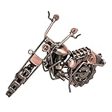 VORCOOL 車 置物 手作り モデル バイク アイアン アイデア　ホームデコレーション プレゼント 工芸品 鉄製自転車模型　ヴィンテージ　オフィス装飾　撮影道具　飾り物（ブロンズ）
