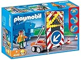 Playmobil LED Signal on Trailer Construction Set [並行輸入品]