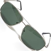Amazon | [FashionBerry] 1.シルバー×グリーン 超軽量 角型
