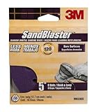 3M SandBlaster Sanding Discs, 120-Grit, 5-Inch by 8-Inch, 10-Pack by 3M [並行輸入品]