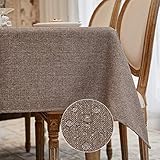 WAITER TREE テーブルクロス テーブルカバー 無地 防水マット 食卓カバー 長方形テーブル ダークグリーン 140x240cm