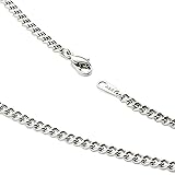 レジエ leger チェーン ネックレス チタン 38cm ～ 80cm 幅3.5mm 喜平 キヘイ 日本製 金属アレルギー 対応 D