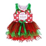 Ochine　ファッション　クリスマス　ノースリーブ　ワンピース　女の子　かわいいデザイン　ガールズ　女児　プリンセスドレス　クリスマスプレゼント　クリスマスパーティー、学校の部活に (1-2歳)
