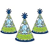 Boy子犬犬 – Mini円錐ベビーシャワーまたは誕生日パーティー帽子 – スモールLittle Party Hats – 10のセット