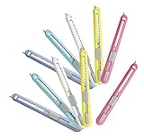 NTカッター A型カッター 10本入 A-552P-10 ピンク、黄、白、青、紫