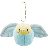 オスト(Osute) 鳥飛ぶマスコット セキセイインコ H7.5×W12.5×D8cm 8202-572