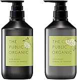 《 サンリオ キャラクター コラボ 》 ザ パブリック オーガニック シャンプー & トリートメント お試し容量セット 【 スーパー バウンシー 】しっとり 保湿 ポチャッコ ハンギョドン 260mL + 260mL
