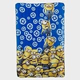 2329 怪盗グルーの月泥棒 Despicable Me Minions ミニオンズ　フリースブランケット　毛布　100cm x 150cm [並行輸入品]