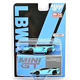 MINI GT 1:64 Scale Model MiJo TOYS EXCLUSIVE - LB-SILHOUETTE WORKS LAMBORGHINI AVENTADOR GT EVO (BABY BLUE) MINI GT 1:64スケール アメリカ MiJo Toys 限定 LB シルエット・ワークス ランボルギーニ アヴェンタドール GT EVO (ベイビーブルー)