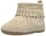 Robeez ユニセックス・キッズ Cozy Ankle Moccasin カラー: ベージュ