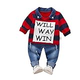 Will Way Win ２点セット（上着＋パンツ）男女兼用　3色　折り襟　縞　ベビー服　男の子　赤ちゃん服　幼児　子供服　女の子 長袖　4サイズ　キッズ服　ロンパース カバーオール　満月/出産祝い/