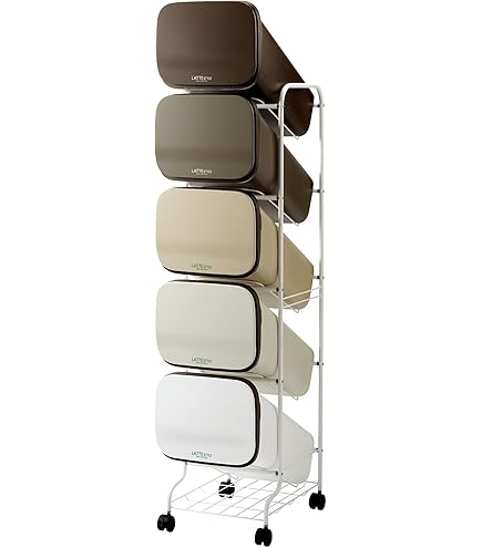 Amazon｜リス 分別 ゴミ箱 RISU スタンドダストボックス 5段