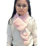 子供用 ファー マフラー ネックウォーマー スヌード 巻き物 無地 フェイクファー ふわふわ もこもこ 暖かい 防寒 可愛い スキー小物 雪遊び お出かけ クリスマス 誕生日 新年 プレゼント 男の子
