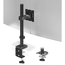 Amazon.co.jp: ACCURTEK 省スペース 高耐荷重モニターアーム 転倒防止