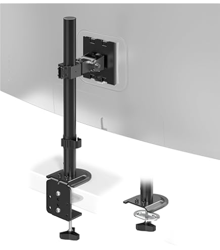 Amazon.co.jp: ACCURTEK 大型 モニターアーム 1画面 シングル 57インチ