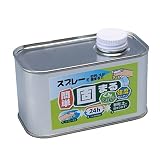 【300g お試し缶 材料のみ】 庭 の 砂利・ 土を固める 接着剤 【 かんたん固まるくんスーパー 】強度35％アップ スプレーするだけで砂利、砂、土が固まる