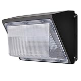 LEDwholesalers 70-Watt Outdoor LED Wall Pack Security Light Fixture, UL-Listed & DLC-Qualified, Dayl