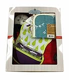 パパジーノ ズービーペッツ てんとう虫 出産 お祝い セット ビブ ガーゼ ハンカチ ブルー (AM_ZPG504-27)