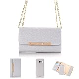 iPhone 8 Plus 5.5 インチハンドバック式ケース、ElecfanJ 定期入れ可愛いスタイル ジッパーバッグケース キャンディーカラー PUレザーカバー アイフォン8 プラス用 耐衝撃財布