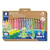 ステッドラー(STAEDTLER) 色鉛筆 ノリスジュニア 18色 水彩色鉛筆 140 C18