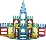 子供の知力を育てるプレイ・メイティ 78ピース マグネット ビルディング ブロック おもちゃ 知育 玩具 磁石 くっつくブロック 積み木 プレイルーム ギフト プレゼント 誕生日 クリスマス お年賀 