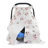 Play Tailor ベビーシートカバー　日よけ　授乳ケープ　出産祝い プレゼント 内祝い　出産準備用品　 授乳服　ナーシングケープ　ポンチョ　花