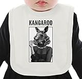 Kangaroo ネクタイを有する有機ビブ Medium