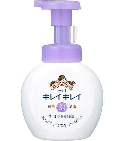 Amazon | ライオン キレイキレイ 薬用泡ハンドソープ フローラルソープ
