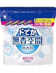 ドでか無香空間 消臭剤 詰め替え用 無香料 1500g