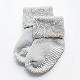 Amberetech ベビー 幼児用 純綿靴下 赤ちゃんソックス 保温 春秋 ベビー キッズ 赤ちゃん 新生児 お祝い 出産 ムール用 柔らかい 滑り止め付き快適　可愛い靴下 保温性に優れ ベビーソッ