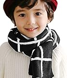 マフラー チェック柄 キッズ スヌード 子供 秋 冬 ネックウォーマー ニットマフラー もこもこ おしゃれ かわいい 格子縞 ファッション ベビー 男の子 女の子 赤ちゃん 襟巻 スカーフ 毛糸 ボー